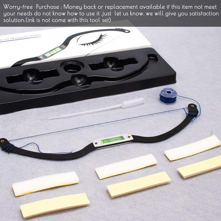 Eyebrow Shaping KitEyebrow Shaper Eyebrow Ruler Eyebrow Corrector Professional Level Measure Tool for Eyebrow Drawing Li