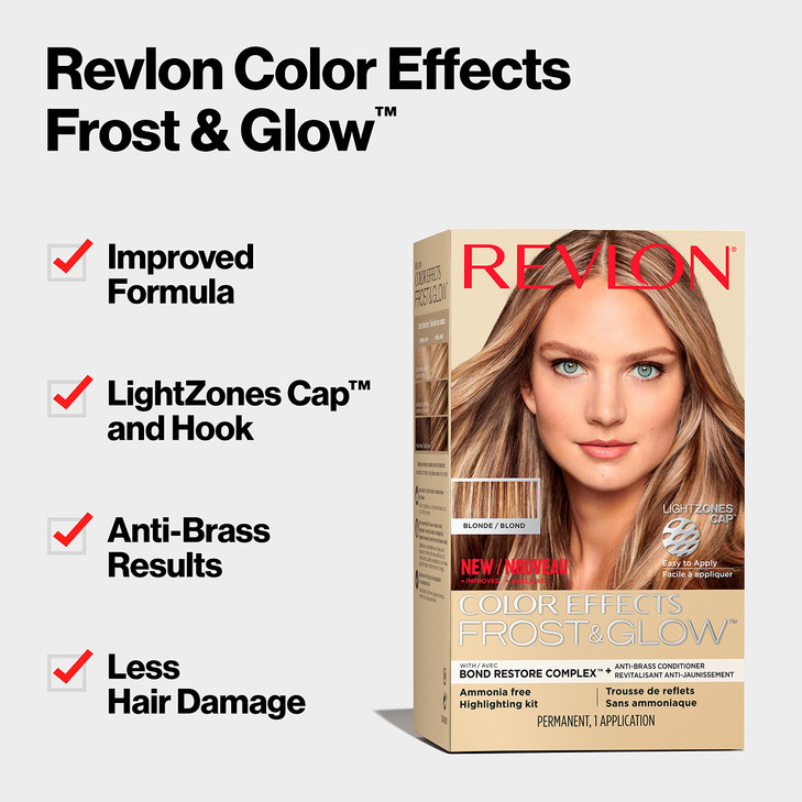 Revlon Color Effects Highlighting Kit Permanent Hair Dye For Balayage Frosting Ombre Styling Ammonia Paraben Free 20 Blo