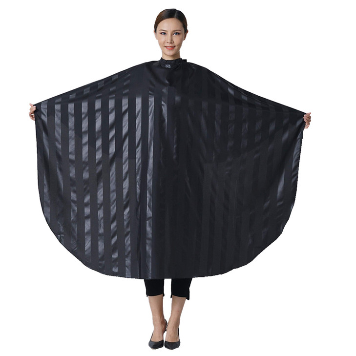 SMARTHAIR Professional Salon Cape Polyester Black 54x62 Barber Hair Cut Cape