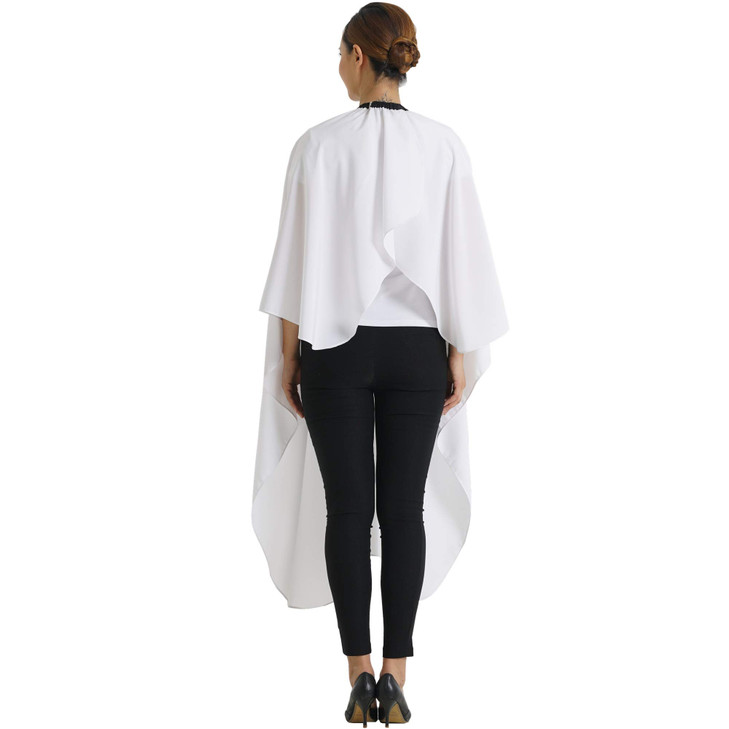 SMARTHAIR Professional Salon Cape Polyester Haircut Apron Barber Cape54x62WhiteC026005B