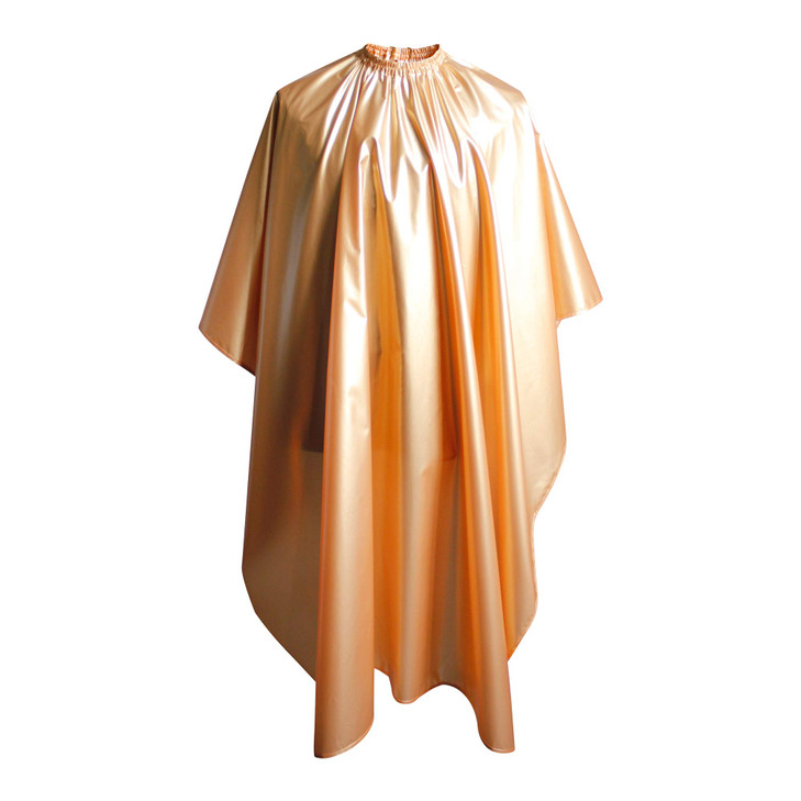 SMARTHAIR Professional Salon Cape Polyester Haircut Apron Shampoo and Chemical Resistant Haircut Cape54x62GoldC012001BG