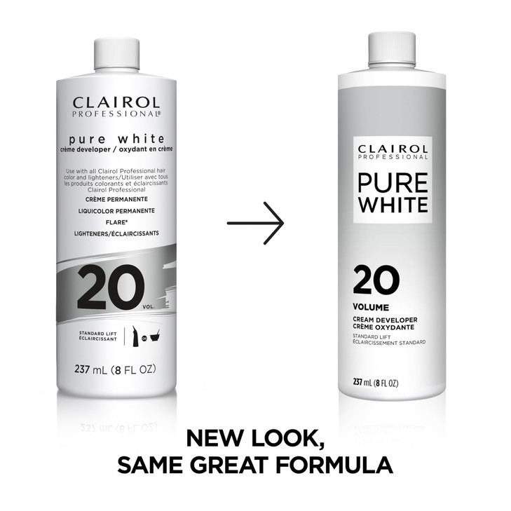 Clairol Professional Pure White 20 volume Crme Developer 128 oz