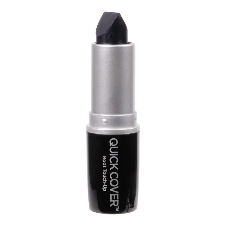 RED by Kiss Quick Cover Root Touch Up Stick WaterResistant Temporary Gray Hair Concealer with Brush for Roots and Beard