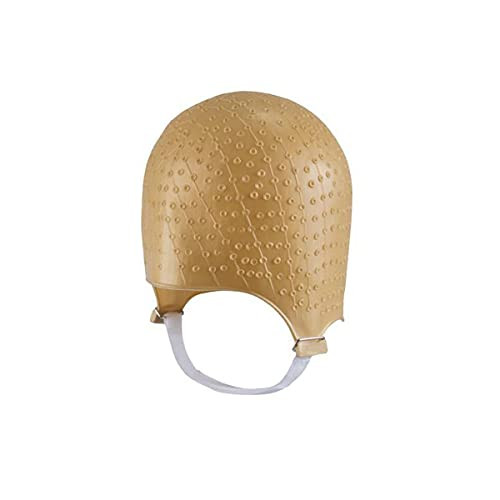 Dompel Silicone Highlight Hair Cap Reusable Professional Silicone Cap Special for Hair Dyeing 1 664 Gold