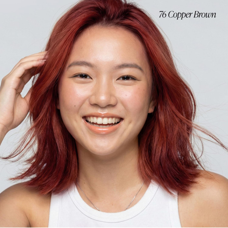 Adore Semi Permanent Hair Color 076 Copper Brown 2 Pack Vegan CrueltyFree Brown Hair Dye No Ammonia No Peroxide No Alcoh