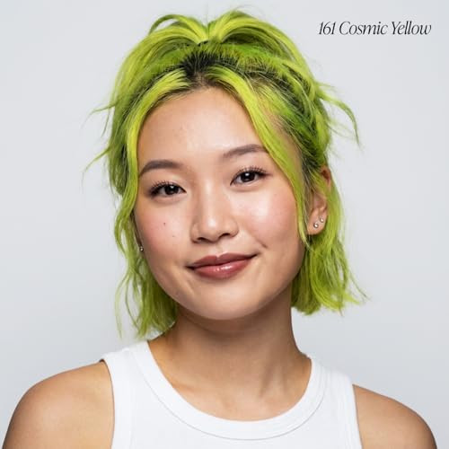 Adore Semi Permanent Hair Color 161 Cosmic Yellow 2 Pack Vegan CrueltyFree Yellow Hair Dye No Ammonia No Peroxide No Alc