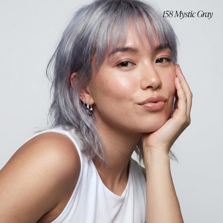 Adore Semi Permanent Hair Color 158 Mystic Grey Vegan CrueltyFree Grey Hair Dye No Ammonia No Peroxide No Alcohol 4 Fl O
