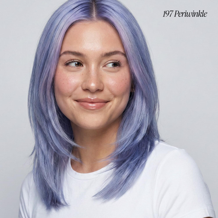 Adore Semi Permanent Hair Color 197 Periwinkle 2 Pack Vegan CrueltyFree Blue Hair Dye No Ammonia No Peroxide No Alcohol