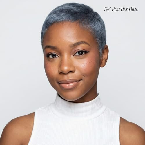 Adore Semi Permanent Hair Color 198 Powder Blue 2 Pack Vegan CrueltyFree Blue Hair Dye No Ammonia No Peroxide No Alcohol