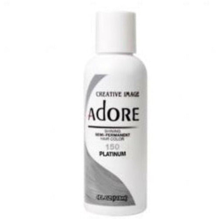Adore Semi Permanent Hair Color 155 Titanium Vegan CrueltyFree Grey Hair Dye No Ammonia No Peroxide No Alcohol 4 Fl Oz