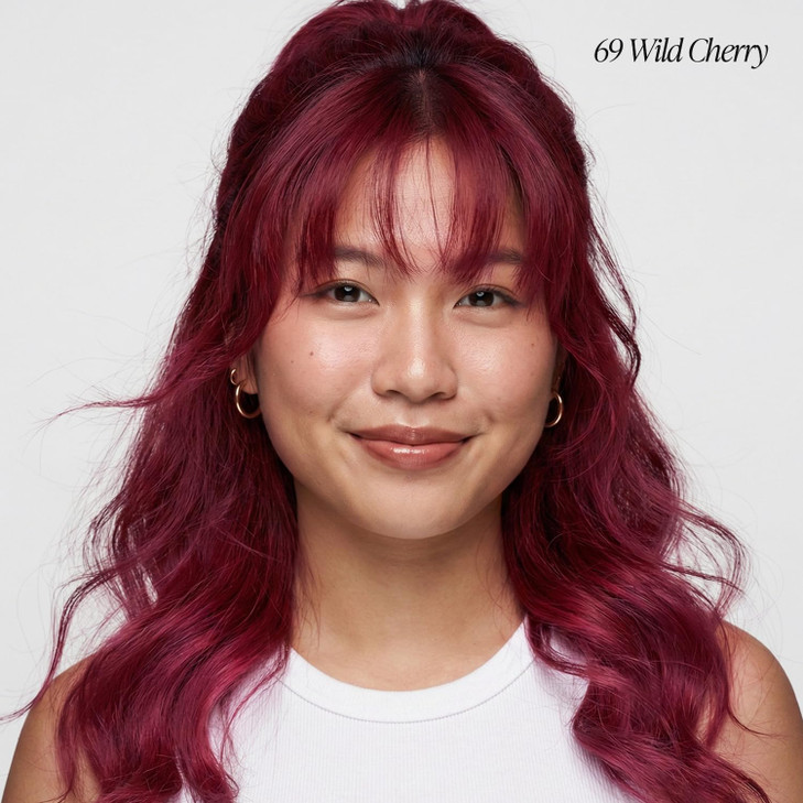 Adore Semi Permanent Hair Color 069 Wild Cherry 2 Pack Vegan CrueltyFree Red Hair Dye No Ammonia No Peroxide No Alcohol