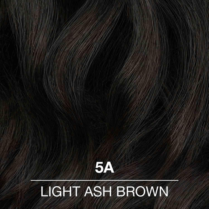 COLORCHARM Permanent Liquid Hair Color for Gray Coverage 5A Light Ash Brown 14 Fl Oz