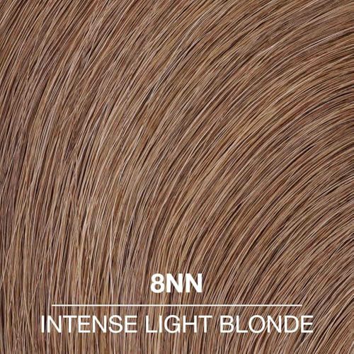COLORCHARM Permanent Liquid Hair Color for Gray Coverage 8NN Intense Light Blonde 14 Fl Oz