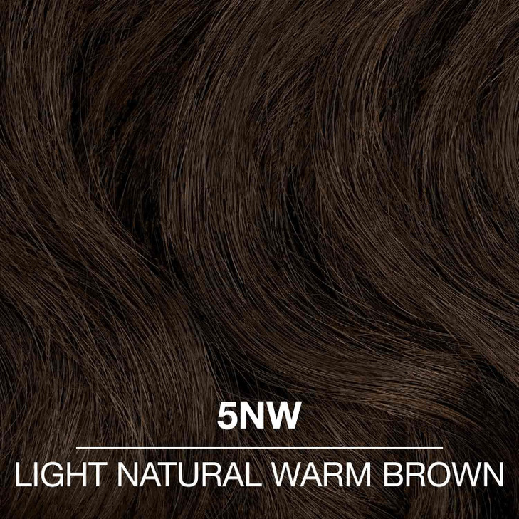 COLORCHARM Permanent Liquid Hair Color for Gray Coverage 5NW Light Natural Warm Brown 14 Fl Oz
