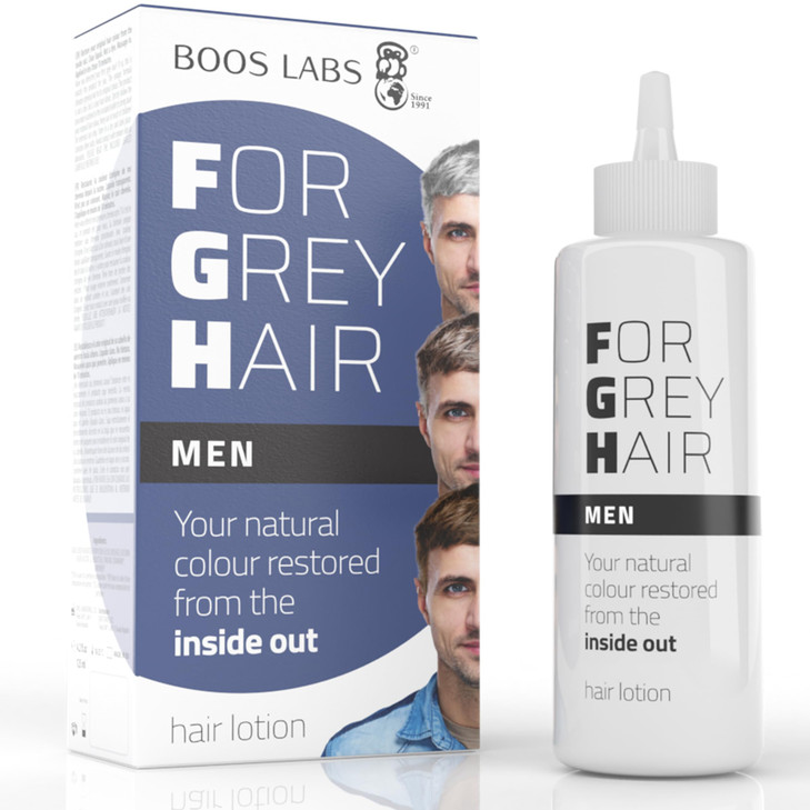 BOOS LABS For Grey Hair for Men Get Your Original Hair Color Back