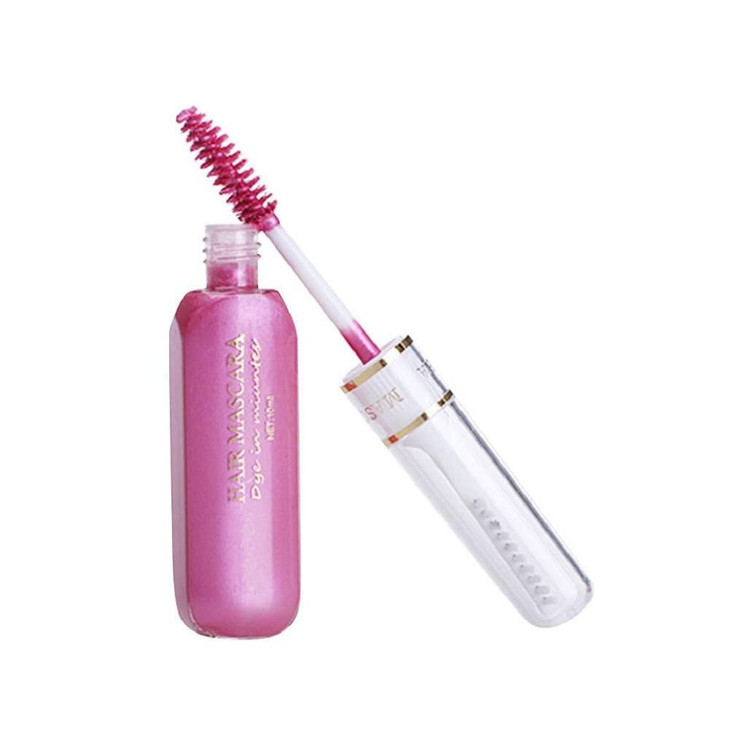 Temporary Hair Mascara Washable Temporary Hair Color Chalk Hair Dye Stick Nontoxic Instant DyePink