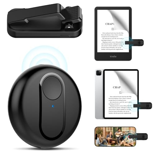 Remote Control Page Turner for Kindle Paperwhite Oasis Kobo eReaders, Camera Shutter Selfie Controller, Remote Page Turner for ipad Tablets Reading N