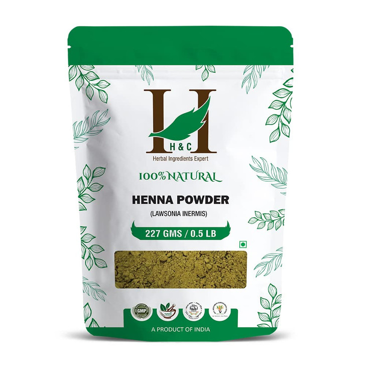 HC 100 Natural and Pure Henna PowderLawsonia Inermis 227 gms 12 LB for Hair