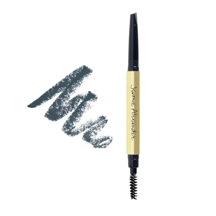 Define Collection by Jerome Alexander Eyebrow Pencil with Spiral Brow Brush Charcoal