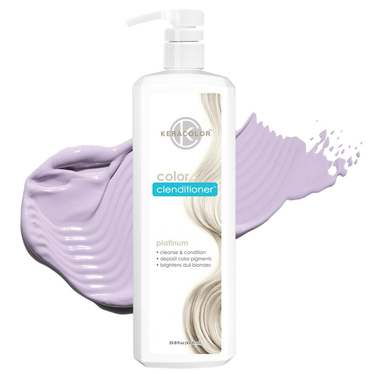 Keracolor Clenditioner PLATIUM Hair Dye Semi Permanent Hair Color Depositing Conditioner Crueltyfree 338 Fl Oz