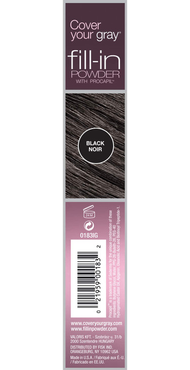 Cover Your Gray Fill In Powder Black Pack of 6