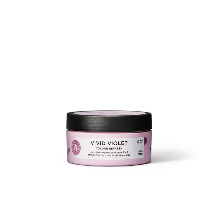 Maria Nila Colour Refresh Vivid Violet 34 Fl Oz Purple Hair Mask SemiPermanent Pigments 100 Vegan SulfateParaben free