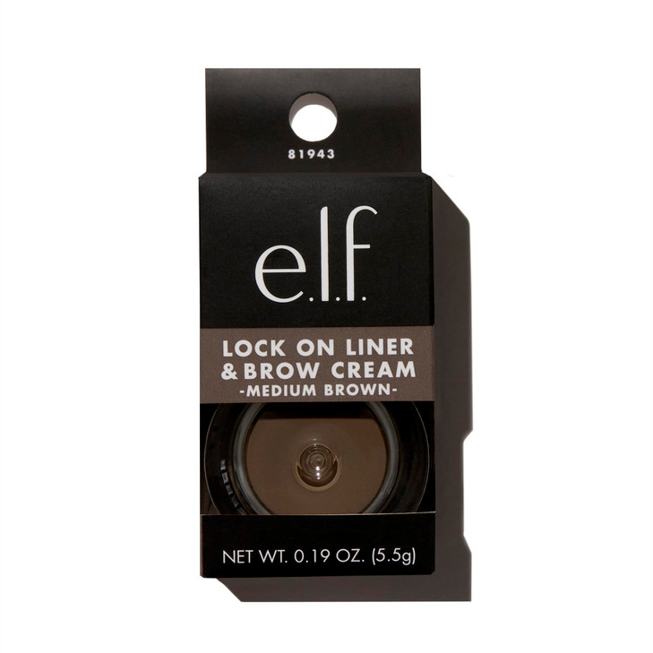 elf Lock On Liner and Brow Cream 81943 Medium Brown