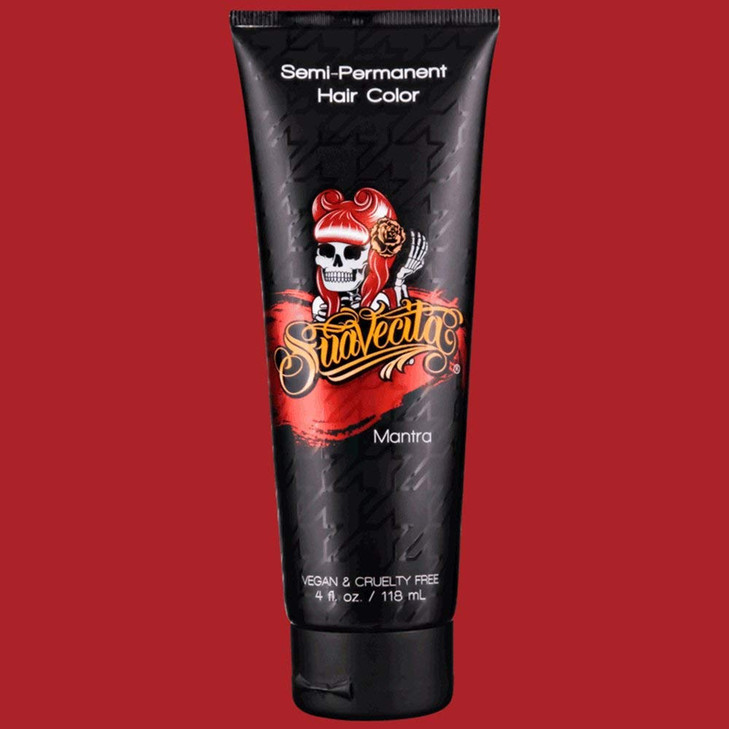 Suavecita SemiPermanent Hair Color Mantra Red Vegan Cruelty Free