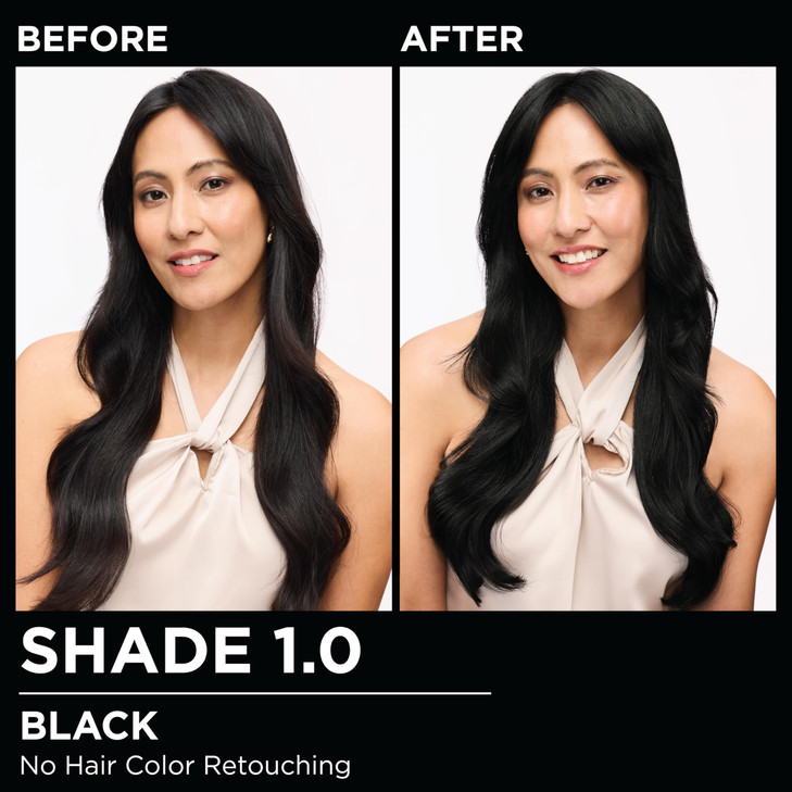 Garnier Hair Color Olia AmmoniaFree Brilliant Color OilRich Permanent Hair Dye 10 Black 2 Count Packaging May Vary