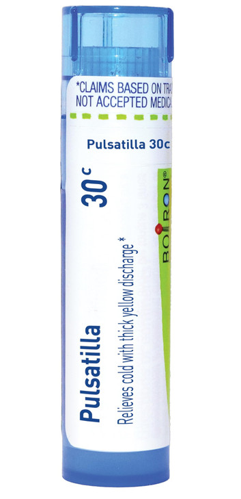 Boiron Pulsatilla 30C Homeopathic Medicine for Colds - 80 Pellets