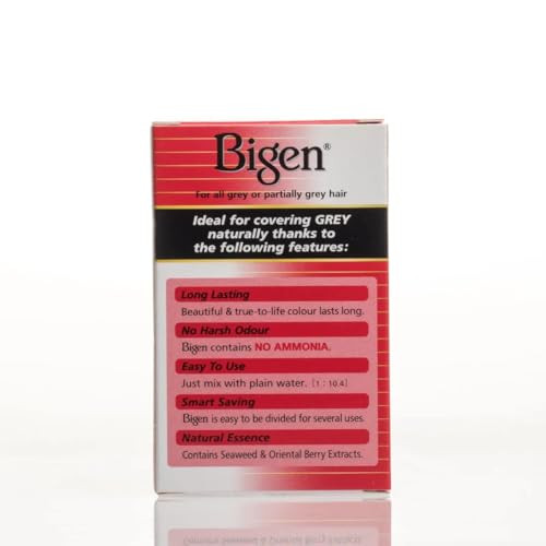 Bigen Permanent Powder Hair Color 96 Deep Burgundy 1 ea 021 oz Pack of 6