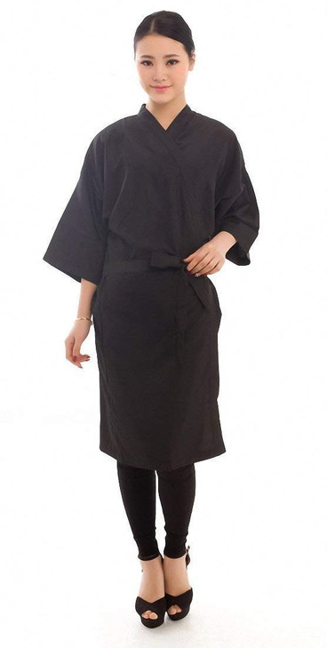 PERFEHAIR Salon Client Gown Robes Cape Hair Salon Smock for Clients Kimono Style