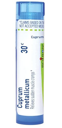 Boiron Cuprum Metallicum 30C Homeopathic Medicine for Leg Cramps & Muscle Cramps - 80 Pellets