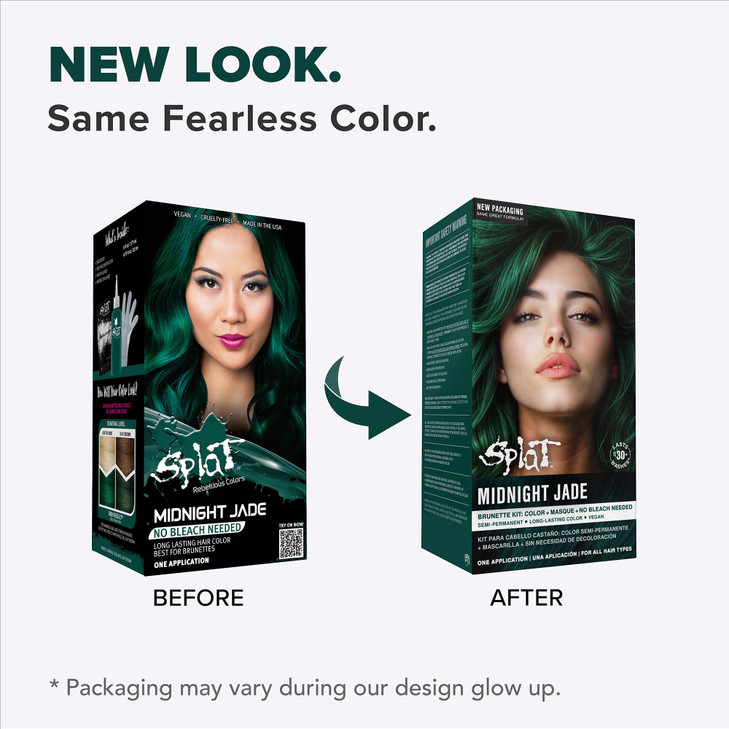 Splat Hair Splat Rebellious Colors 30 Wash Hair Color Kit Midnight Jade 6 Oz