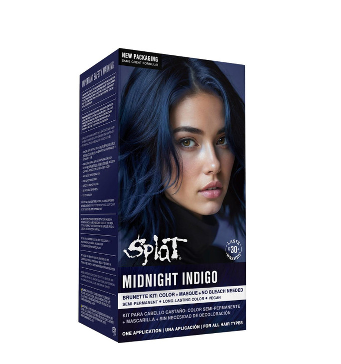 Splat Vegan and CrueltyFree SemiPermanent Hair Color Dye 6 Fl Oz MIDNIGHT INDIGO