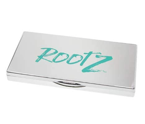 Rootz Light Brown Grey Root Touch Up Temporary Concealing Powder with Unique Dual Action Brush Instantly Cover Grey Root