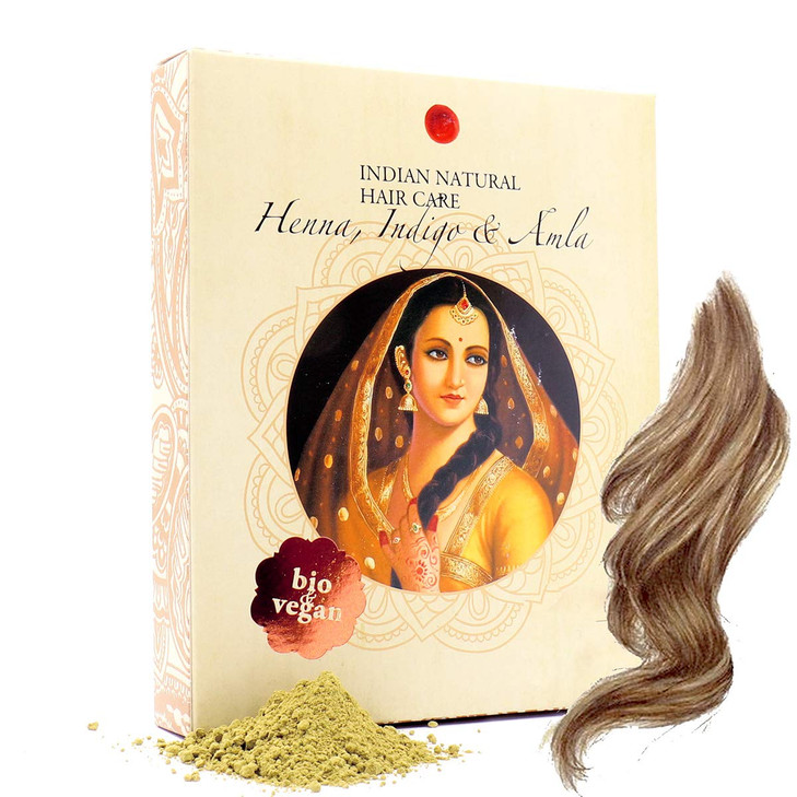 Henna Indigo Amla Powder Light Brown Hair Dye Fresh Pure Organic 7oz Indian Natural Hair Care