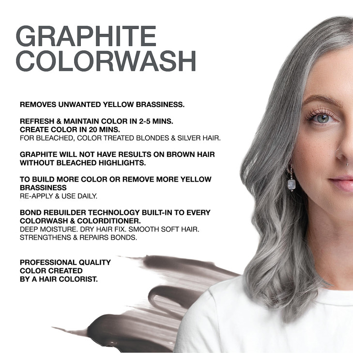 Celeb Luxury Colorwash Color Depositing Shampoo Color Refresher Vegan Hair Dye Bondfix Bond Rebuilder Viral Graphite