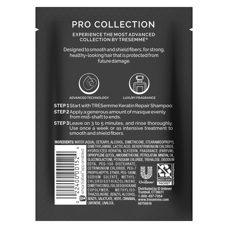 TRESemm Smoothing Hair Mask Keratin Smooth 15 oz