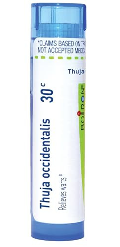 Boiron Thuja Occidentalis 30C Homeopathic Medicine for Painless Wart Removal Medicine - 80 Pellets