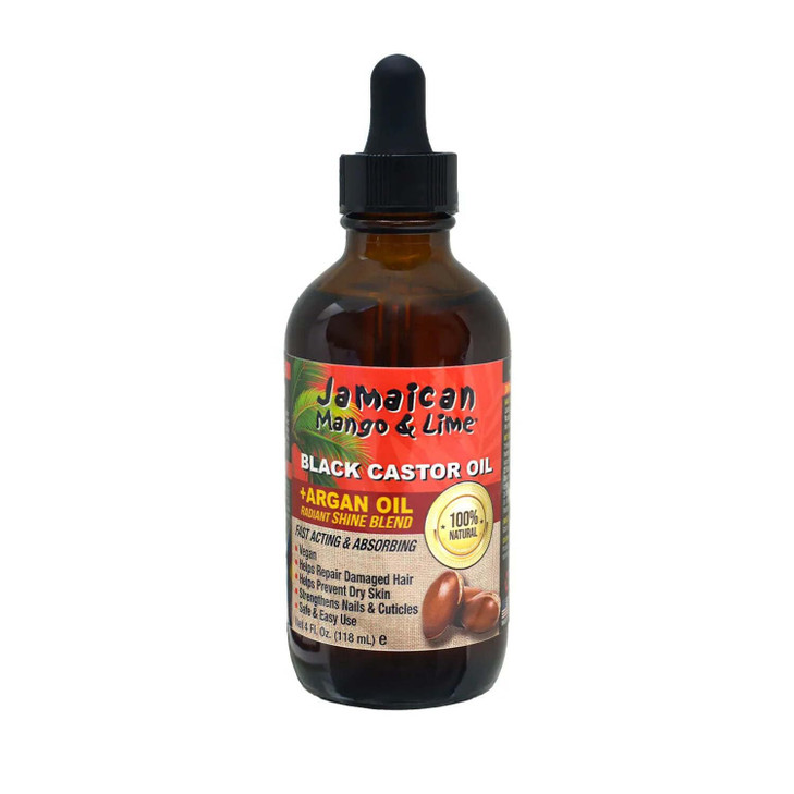 Jamaican Mango Lime Black Castor Oil Hair Scalp Oil for Locs Braids Twists Natural Hair Strengthens Moisturizes Promotes