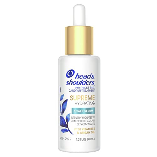 Head Shoulders Supreme with Argan Oil and Vitamin E Hydrating Scalp Serum Fresh 13 Fl Oz
