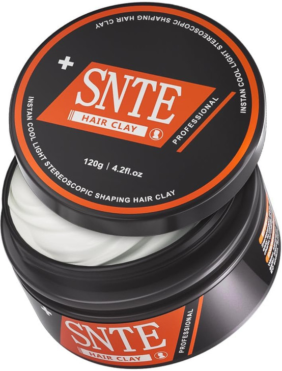 Samnyte Hair Clay 42oz Natural Hair Wax for Men with Strong Hold Matte Texture and Premium Scent Hair Paste for Men for