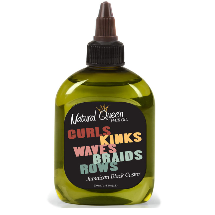 Natural Queen Curls Kinks Waves Braids Rows Jamaican Black Castor Hair Oil 778 oz