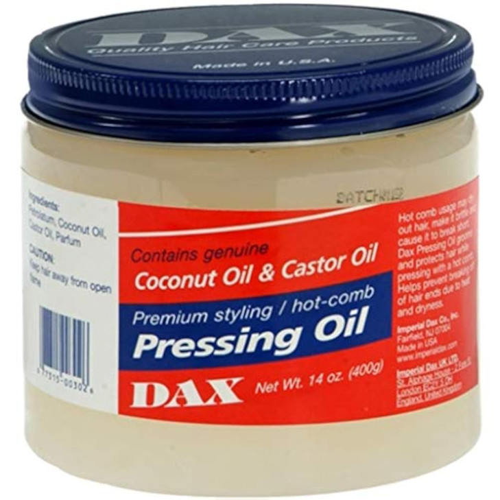 DAX Pressing Oil for Hair Unscented 14 Ounce