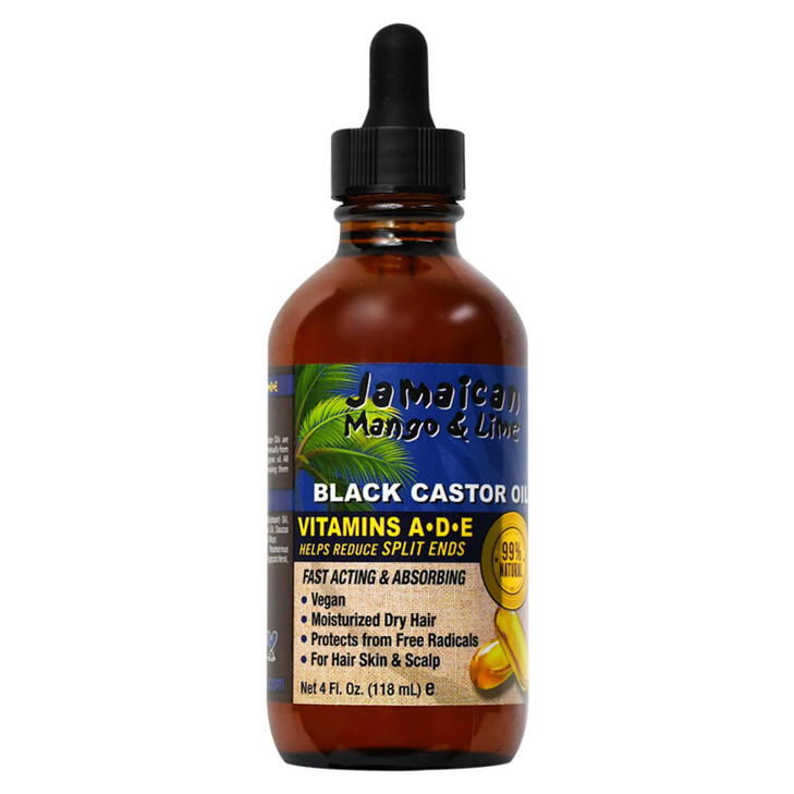 Jamaican Mango Lime Black Castor Oil Hair Scalp Oil for Locs Braids Twists Natural Hair Strengthens Moisturizes Promotes
