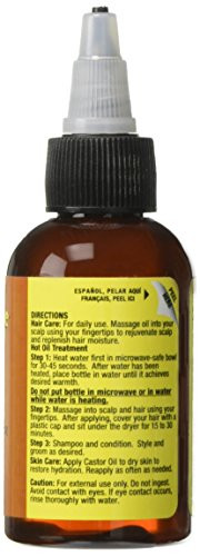 Jamaican Mango Lime Black Castor Oil Original Strength Shine Lightweight Hair Scalp Oil for Locs Braids Twists Natural H