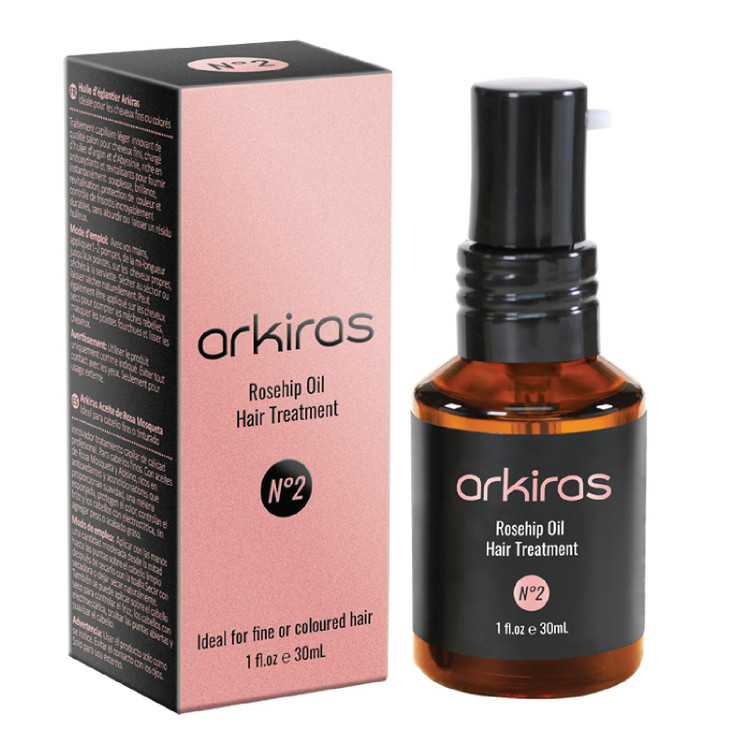 ARKIRAS Rosehip and Abyssinian Oil for Hair Premium Hair Treatment Serum Deep Moisturizing and Penetrating for Fine and