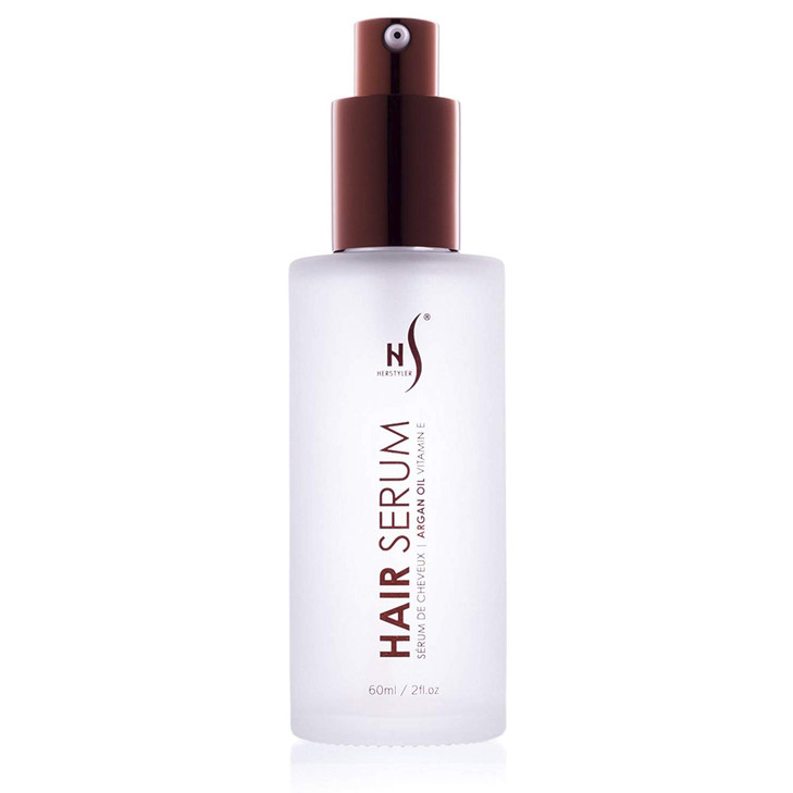 HerStyler Hair Repair Serum Argan Oil Hair Serum for Frizzy and Damaged Hair For Frizz Styling and Shine 2 Fl Oz Pack of