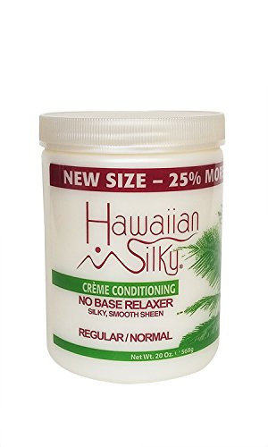 Hawaiian Silky no base relaxer regular White 20 Ounce